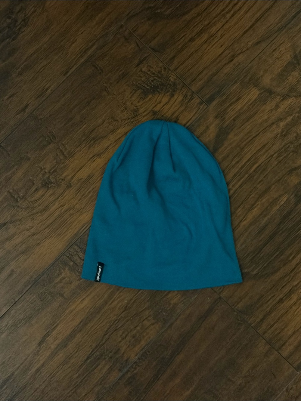 Patagonia Teal Knit Beanie Hat